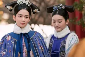 清代宫廷服饰中最华彩的一笔——后妃服饰中的青与蓝图片