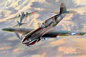 中国上空的鹰：P-40战机突袭海南岛，摧毁日军飞机31架图片