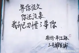 蝶恋花 秋冬独上平江路 等你很久你还没来我却习惯了等你图片