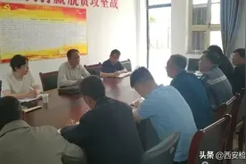 西安市人民检察院张民生检察长一行到唐付村检查指导脱贫攻坚工图片