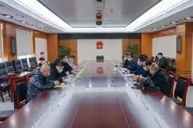 邯郸丛台区区长王立伟与勒泰集团就加快推进串城街北段项目进行协商座谈图片