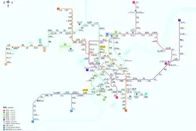 杭州地铁运营线网图高清版图片