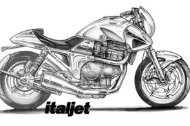 那个极具个性的异形踏板ITALJET Dragster，将于11月20日正式发布图片