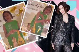 关之琳庆祝59岁生日，办奢华生日派对，端着香槟开心到喝不停图片