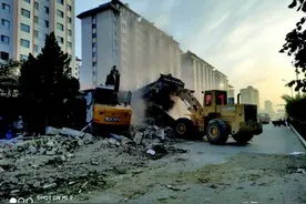 这处违章建筑拆了!图片