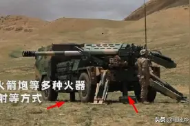惊艳！国产新型122车载炮首次亮相，战略机动性超越新155车载炮图片
