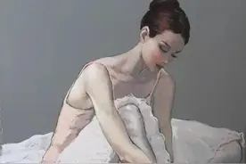 乌克兰女画家Katya.Gridneva  笔下的芭蕾少女图片