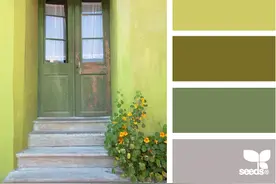 #小教室分享# 绿色系 配色卡图片