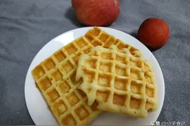 ​做华夫饼不用加泡打粉，这方法外酥里软，比蛋糕还好吃图片