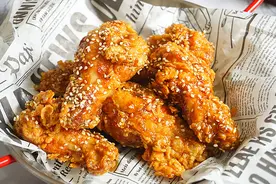 韩式黄油蜂蜜炸鸡，脆皮和酱汁是关键，学会别再买着吃图片