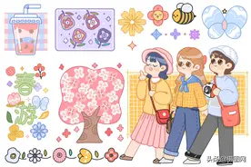 手帐插画｜简笔画也能画出满满少女心图片