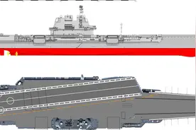 轻架空：加装电磁弹射器，更换大半个舰首，脱胎换骨的辽宁与山东图片