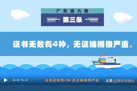 视频 | 渔业捕捞办证，船东们要注意哪些问题？（三）图片