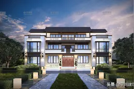 新中式豪华三层农村别墅，造价50万，你来一套吗？图片