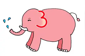 亲子儿童简笔画｜巧妙用数字3画大象，让孩子爱上画画视频封面