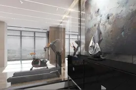 现代极简和灰色调轻奢风结合的loft，家有土豪电梯图片