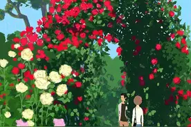 雨过天晴，让人心情愉悦的治愈系插画图片