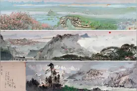 拍卖过亿的名作欣赏 之 吴冠中《长江万里图》图片