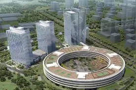 360新总部大楼，外形酷似飞碟！已成新地标图片