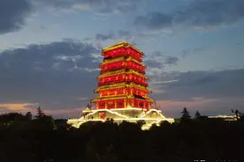西安汉城湖、汉城墙遗址夜拍，拍的不是照片，是历史遗产图片