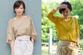 小个子早秋怎么穿？日系博主优雅穿搭来袭，显高显瘦值得借鉴穿搭图片