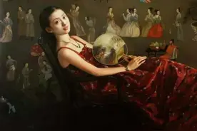 中国女子——画家赵开霖笔下的写实女性人物油画作品图片