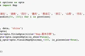 干货｜Pyecharts绘制好看的交互式地图教程图片