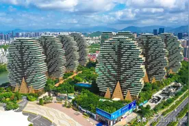 航拍：三亚“9棵大树”建筑群！恢弘震撼如“城市森林”图片