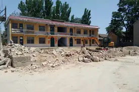 林州又一处村委会围墙拆除了！是你们镇上的吗？图片