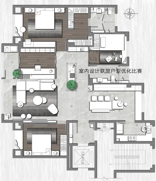 一个户型，两百个设计师，几百个方案，业主：真是太难选了