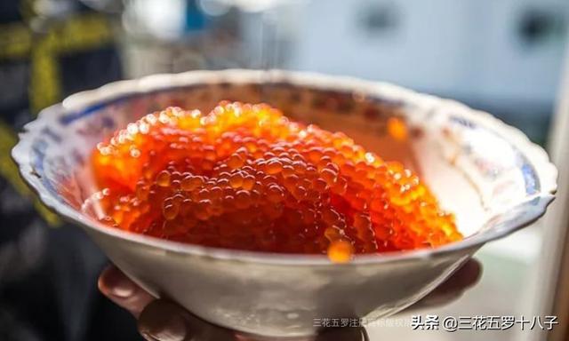 大马哈鱼籽第一次吃有点腥！第二次吃有点咸！随后一直都想吃