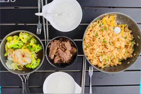 假期周边游，两个人户外野餐，整了一桌子好吃的，来看看都吃点啥图片