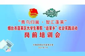 青鸟归来 扬帆烟台丨蓬莱区大学生“返家乡”寒假社会实践人员正式上岗！图片