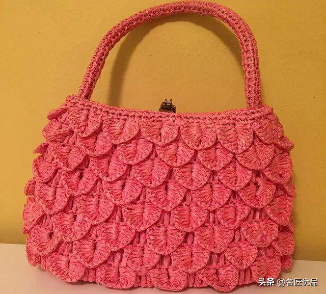 温暖毛线钩鱼鳞的方法