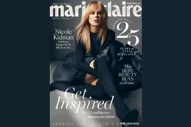 组图：活力满满！影后妮可·基德曼《marie claire》封面大片图片
