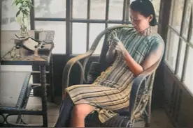 赵一荻年轻时的彩色照片，她无怨无悔地陪伴了张学良半个多世纪图片