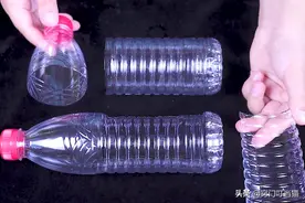 把2个塑料瓶套在一起，真是太实用了，解决了生活中的一大难题图片