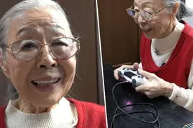 日本90岁奶奶打游戏39年，还创造世界纪录，成为最年长的游戏博主图片