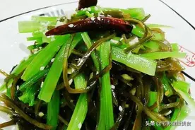 海带丝这样做，丝长味香，有养心益血的功效图片