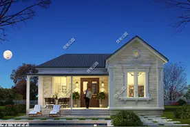 一室一厅，一厨一卫，15万造价就能建的农村小平房图片