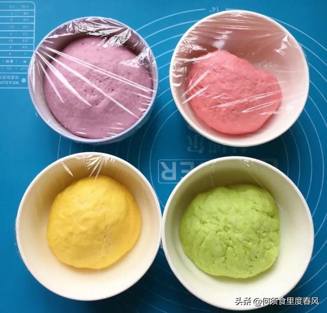果蔬汁蒸馒头会掉色？牢记5招，不变色的法子，颜值高且蓬松宣软