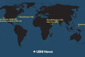 美航母最新图曝光，西太迎来航母真空期？其实是在给中国放大招图片