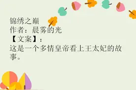 强推晨雾的光《锦绣之巅》，皇帝看上臣妻只想强取豪夺，有肉精彩图片