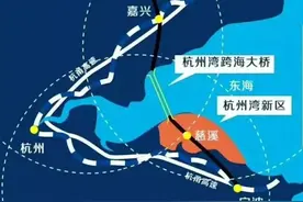 杭州湾新区位置规划，东南西北方向区位体系图片