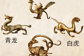 四大神兽是怎么来的？为什么说左青龙、右白虎、前朱雀、后玄武？图片