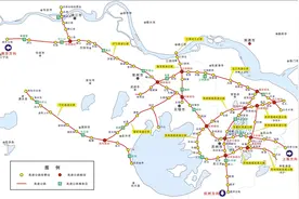 江苏江南部分高速公路收费站、服务区分布图图片