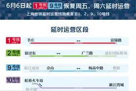 轨交1、9号线本周六起恢复周末延时运营图片