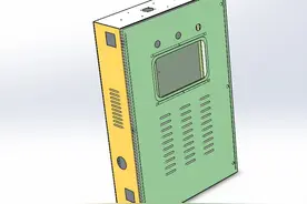 电器柜外壳钣金结构3D图纸 Solidworoks设计 附工程图图片