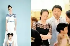 43岁左小青离婚，嫁大20岁富豪和平分手，9岁女儿性格强势图片