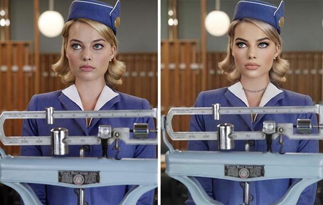 好多明星的ps的照片,北京这场大秀明星ps前后:刘诗诗张艺兴腿长不一致